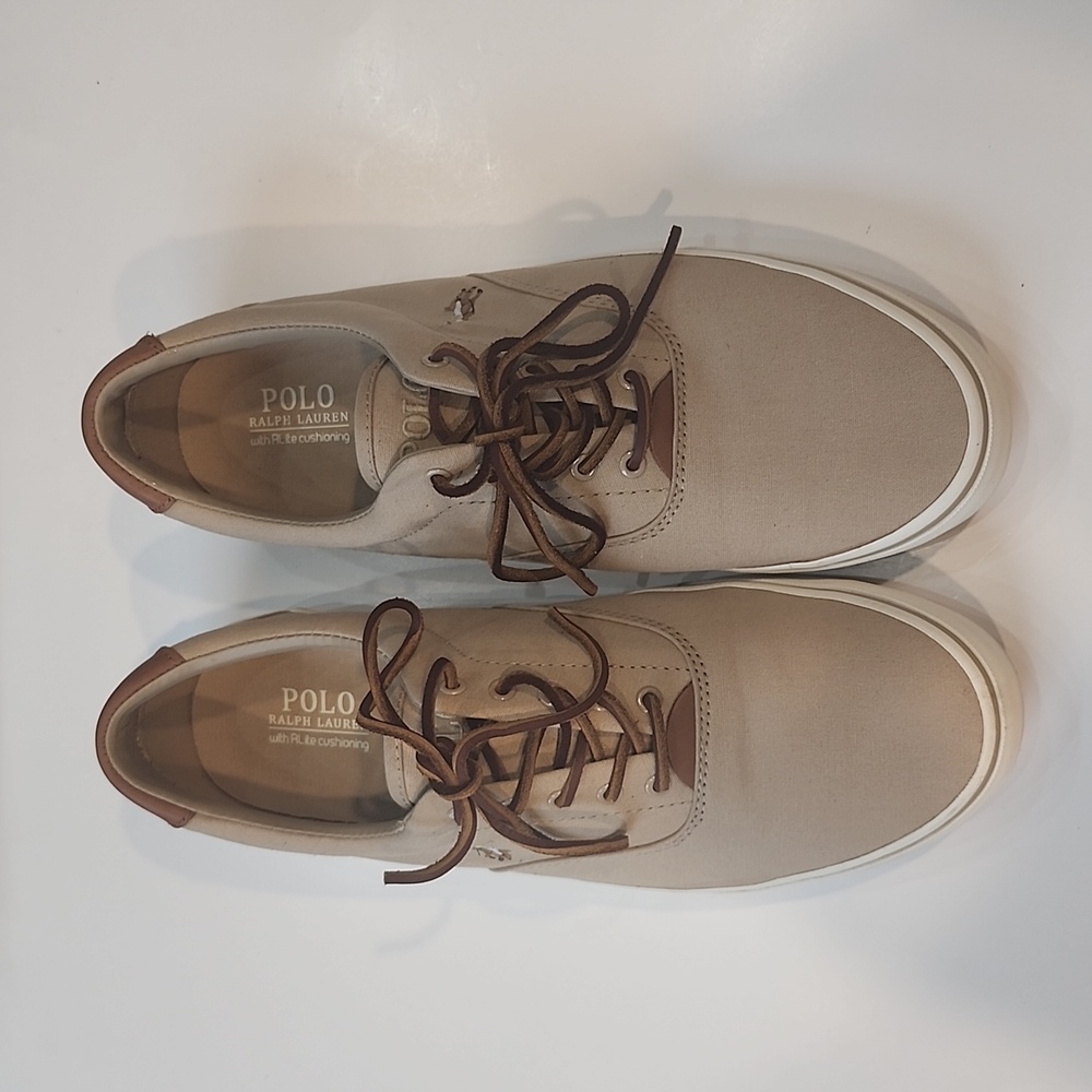 Polo Ralph Lauren Thorton Khaki Shoes